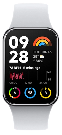 Смарт часы Xiaomi Smart Band 8 Pro белый недорого