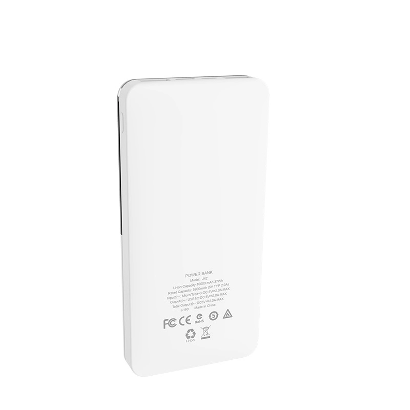 Внешний аккумулятор Power bank Hoco J42 10000mAh белый недорого