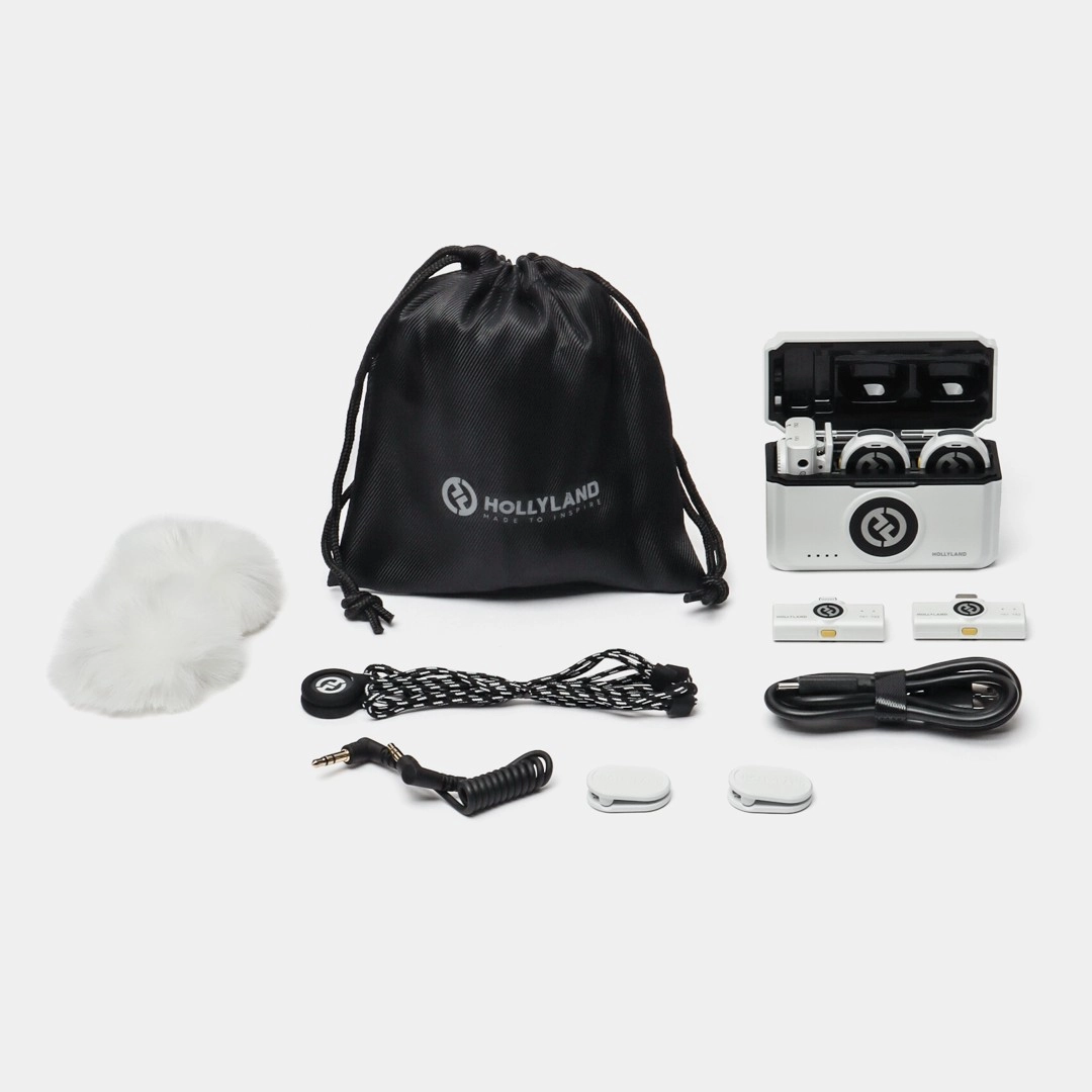 Hollyland Lark M2 Combo White simsiz mikrofon tizimi yetkazib berish