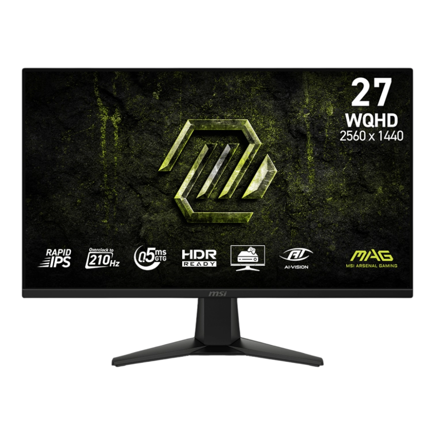MSI 275QF E21 monitori / 27″ / 210Hz / 2K / IPS / 0.5ms / HDR 400 , Black sotib olish