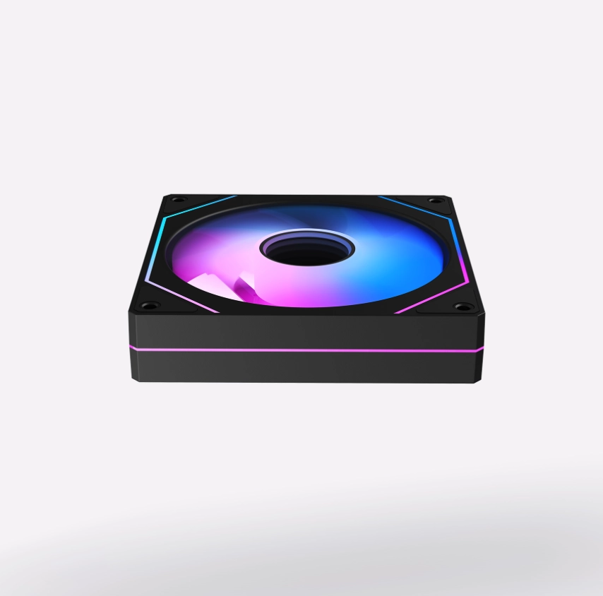 Korpusli ventilyator Ocypus Gamma F12 ARGB REVERSE BLADE BK O'zbekistonda