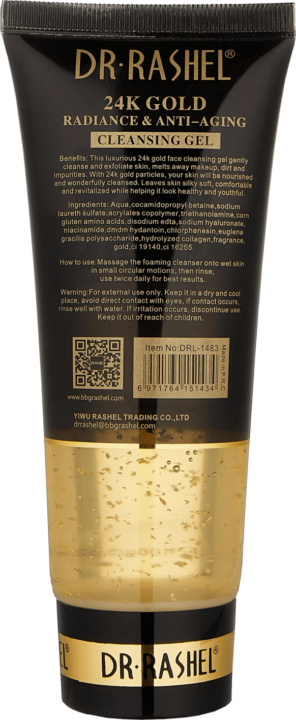 24K GOLD RADIANCE & ANTI-AGING CLEANSING GEL 100ML YUZ YUVISH PENKASI arzon