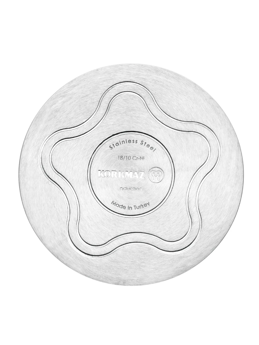 Korkmaz Alfa zanglamas po‘lat qozon qopqoqli 8.5 l (A1028) arzon