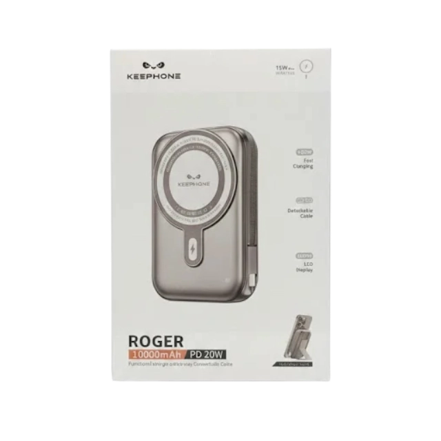 Keephone PB28 10 000 mAh simsiz Power Bank (MagSafe qo‘llab-quvvatlanadi) arzon