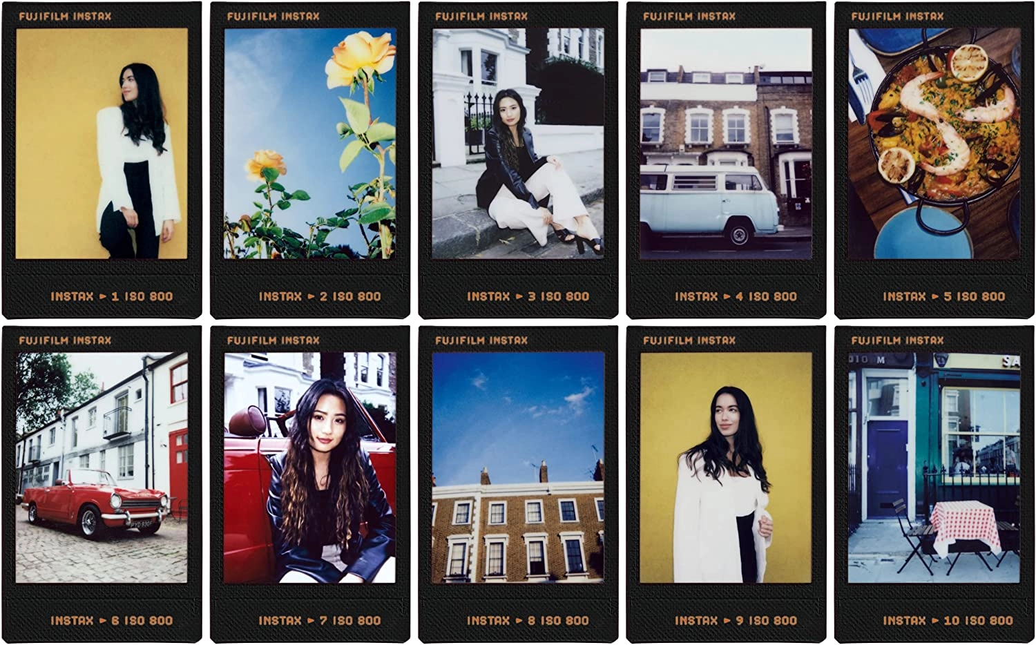 INSTAX MINI Contact Sheet (10 dona) kartriji (plyonkasi) onlayn