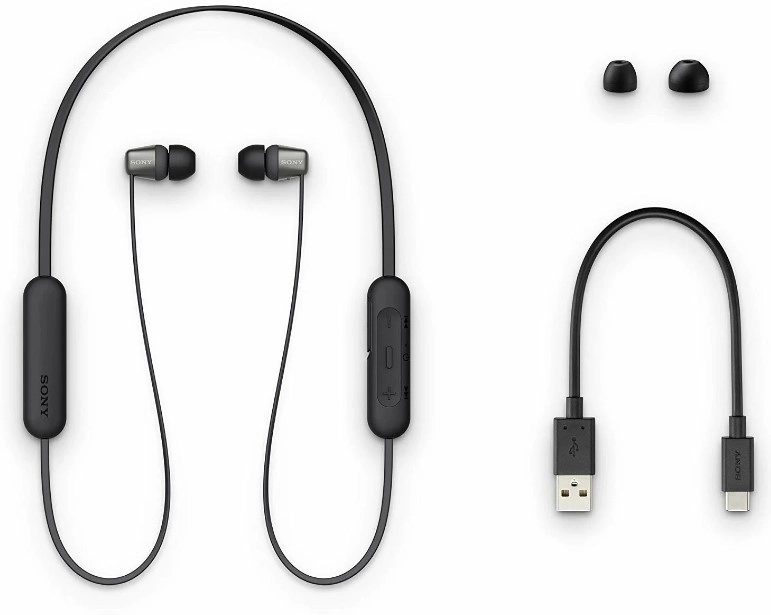 Беспроводные наушники Sony WI-C310 Black цена