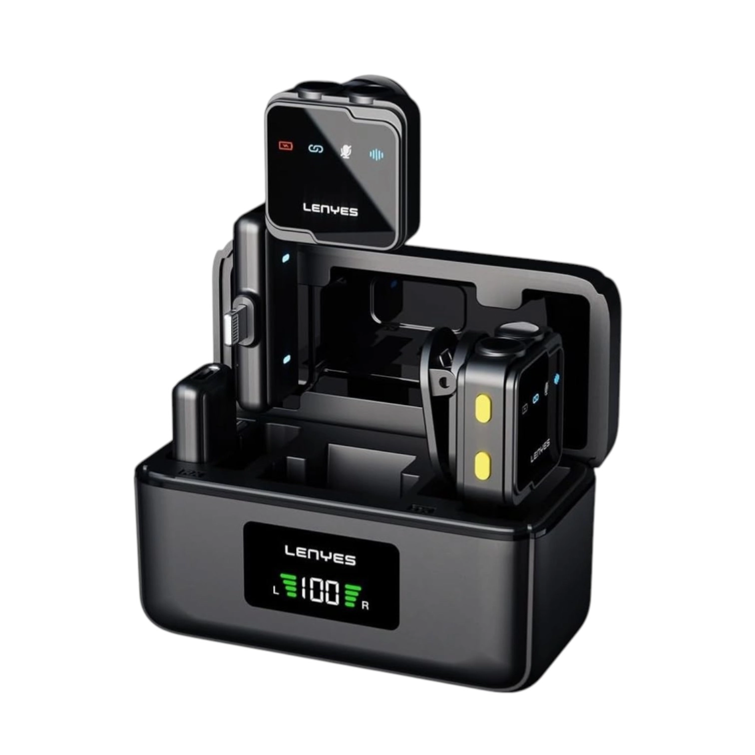 Петличный беспроводной микрофон LENYES Wireless LM205 , Black купить