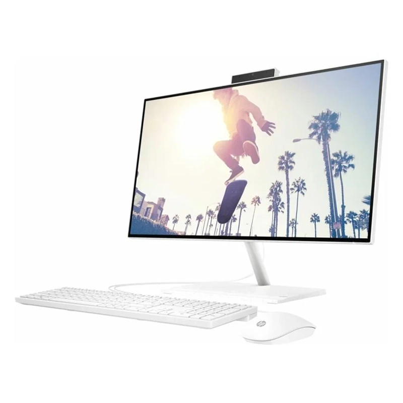 Моноблок Hp 24-cb1274nh, Сore i3-1215G4, DDR4 8GB, SSD 256, 23.8 FullHD IPS, Keyboard Mouse White Russian в Узбекистане