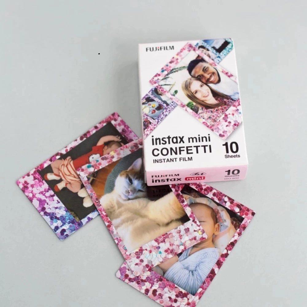 INSTAX MINI CONFETTI (10 dona) kartriji (plyonkasi) O'zbekistonda