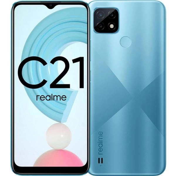 Смартфон realme C21Y 4/64GB Blue купить