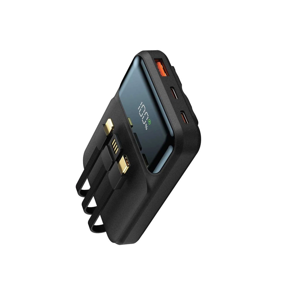 Green Lion 3 in 1 10000 mAh (GN3IN1INTGPBBK) qora tashqi akkumulyatori sotib olish