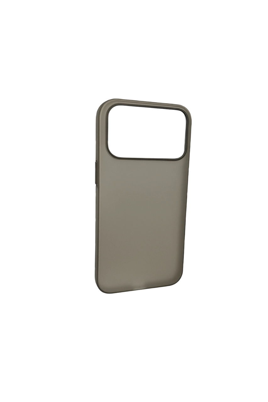 Keephone AirSkin Slim Matte Case iPhone 17 Pro Metallic gray uchun yarim shaffof g‘ilofi sotib olish