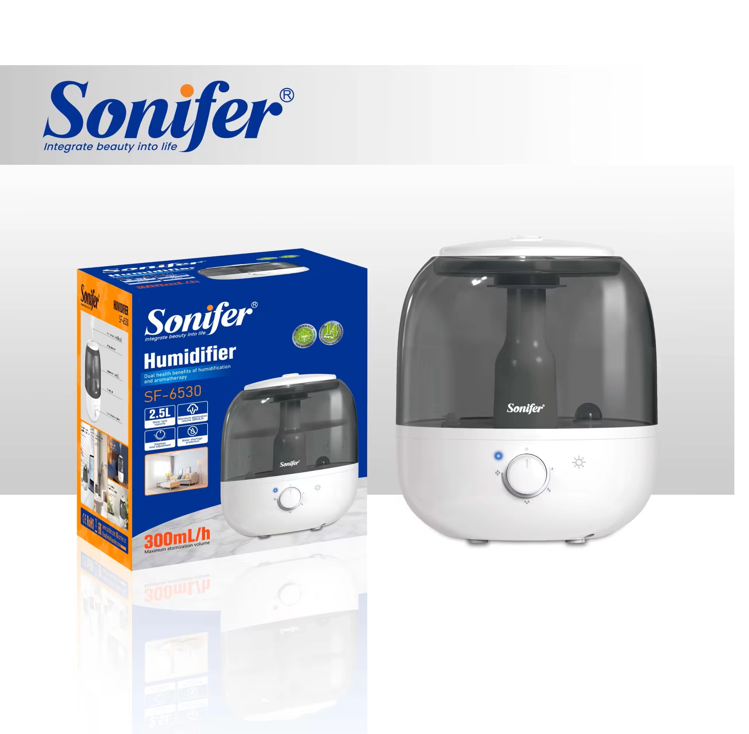 Ultrasonik havo namlagichi Sonifer SF-6530 sotib olish