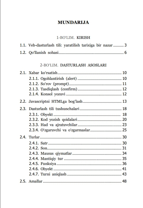 Javlon Abdullo: Mukammal dasturlash 2: JavaScript arzon