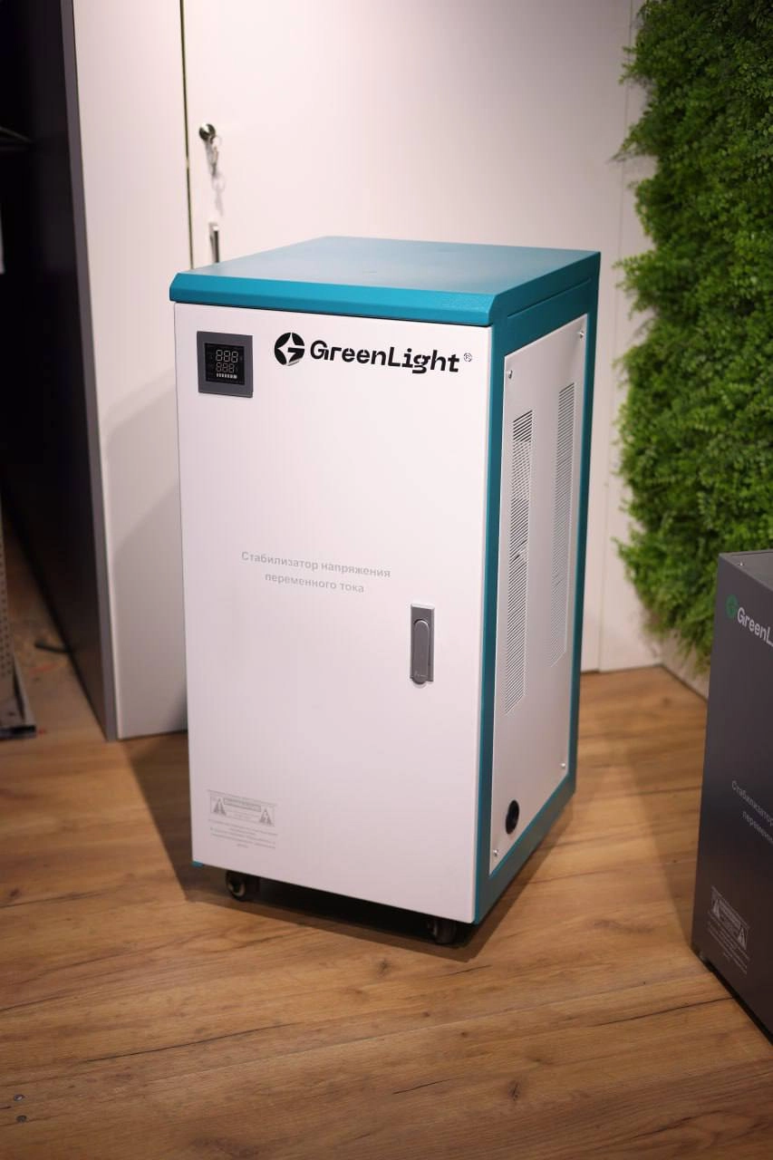 GreenLight 20 kVA quvvatga ega servoprivodli stabilizator (polga va devorga o‘rnatiladigan) sotib olish