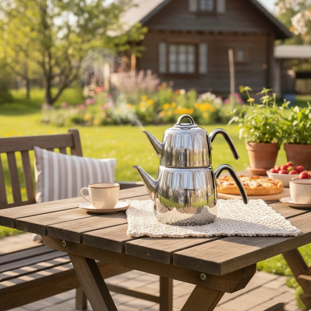 Korkmaz Vertex choynaklar to'plami, zanglamaydigan po‘latdan (A197) , Silver onlayn