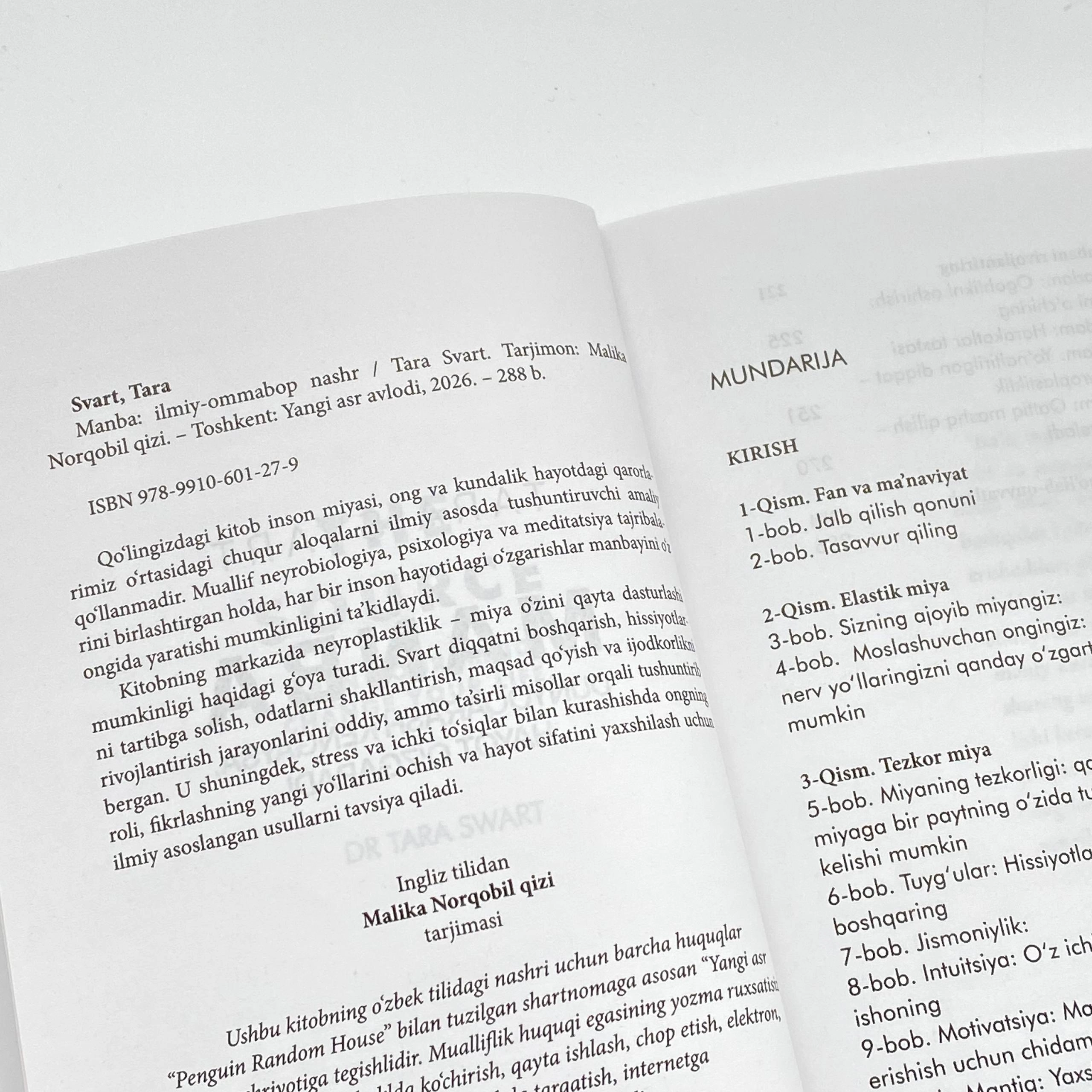 Tara Svard: Manba. Dunyoqarash kengaysa, hayot o'zgaradi O'zbekistonda