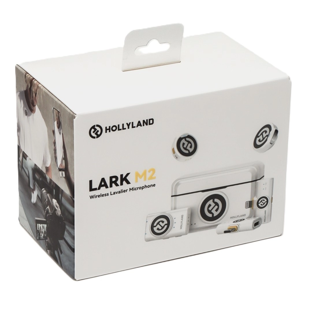 Hollyland Lark M2 Combo White simsiz mikrofon tizimi narxi