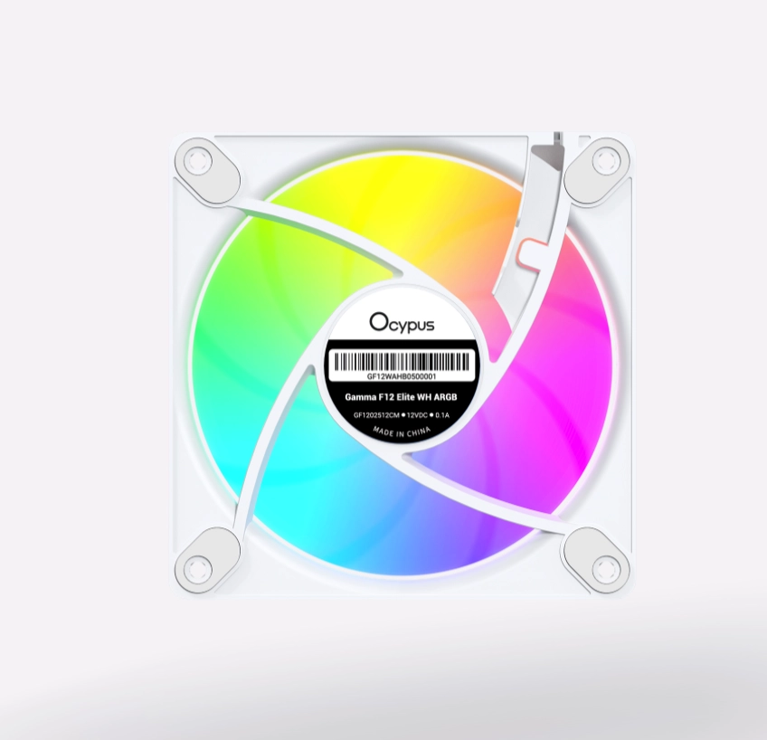 Korpusli ventilyator Ocypus Gamma F12 Elite ARGB REVERSE BLADE WH O'zbekistonda