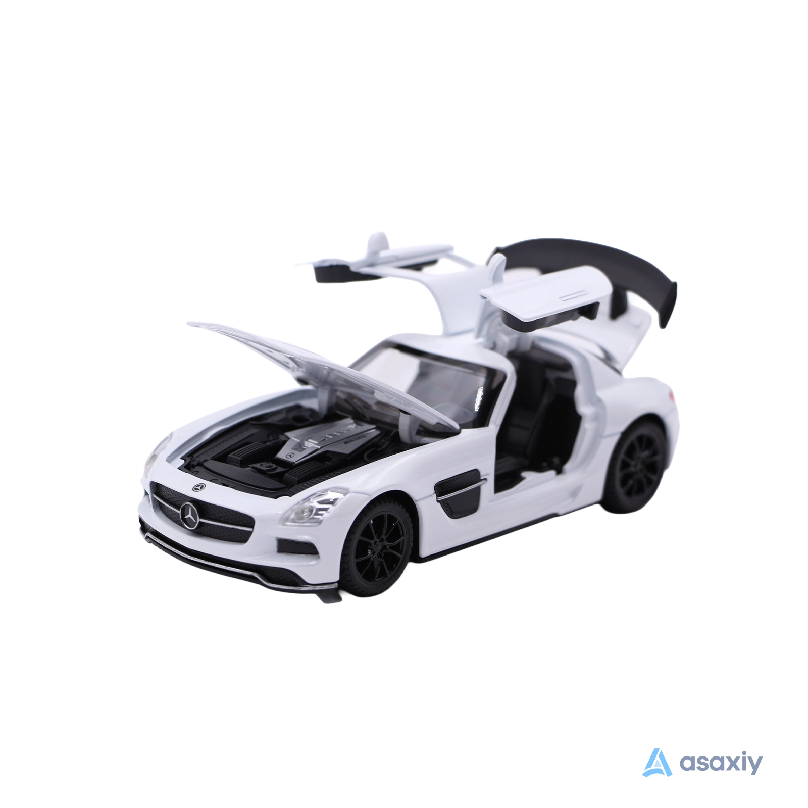 Mercedes SLS AMG qora o'yinchoq mashina White onlayn