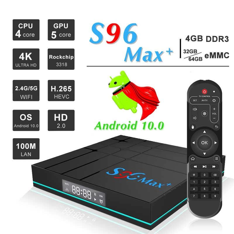 S96 MAX Plus Android 32 Gb TV-pristavkasi O'zbekistonda