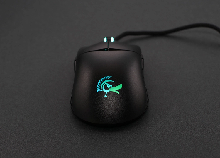 Мышь Ducky Feather Blue Edition RGB Black цена
