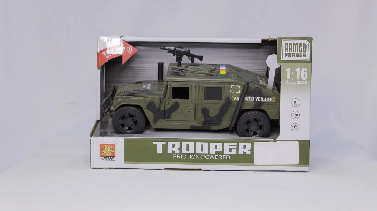 Trooper yashil JIP harbiy o'yinchoq mashinasi arzon