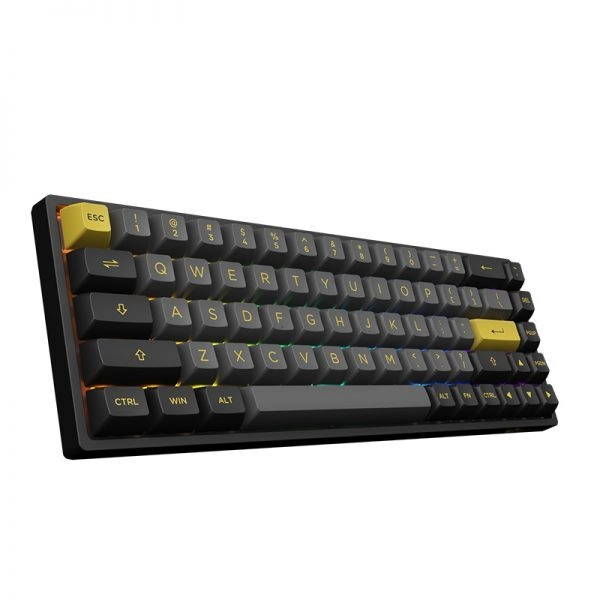 Клавиатура AKKO 3068B Plus Black&Gold CS Jelly Pink RGB цена
