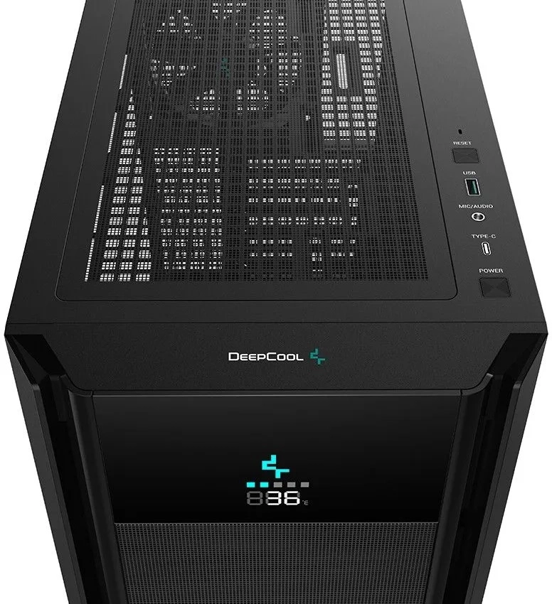 Компьютерный корпус DeepCool CH510 MESH DIGITAL Black цена