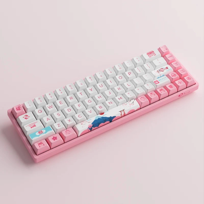 Akko 3068B Plus Tokyo R2 CS Jelly Purple RGB klaviaturasi O'zbekistonda