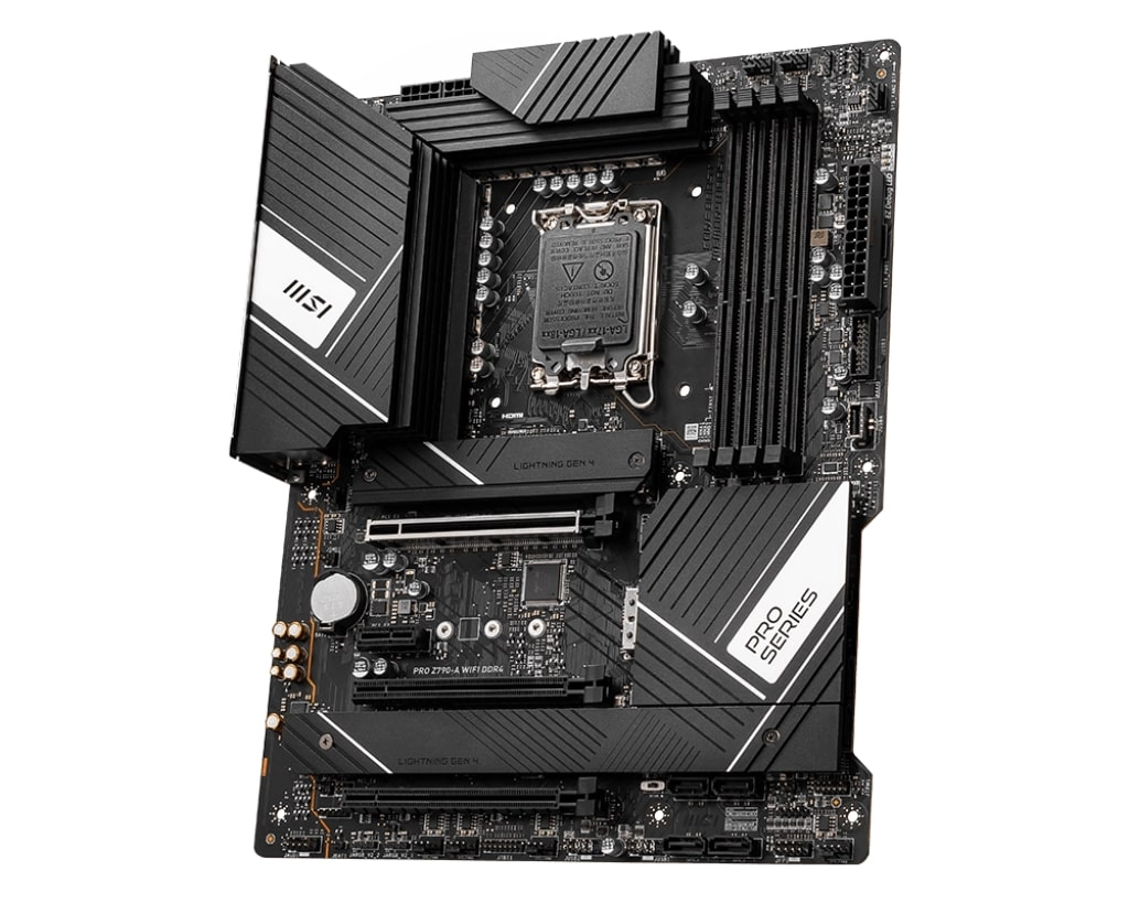 MSI PRO Z790-A WIFI DDR4 s1700 Z790 4xDDR4 M.2 HDMI DP Wi-Fi BT ATX ona platasi O'zbekistonda