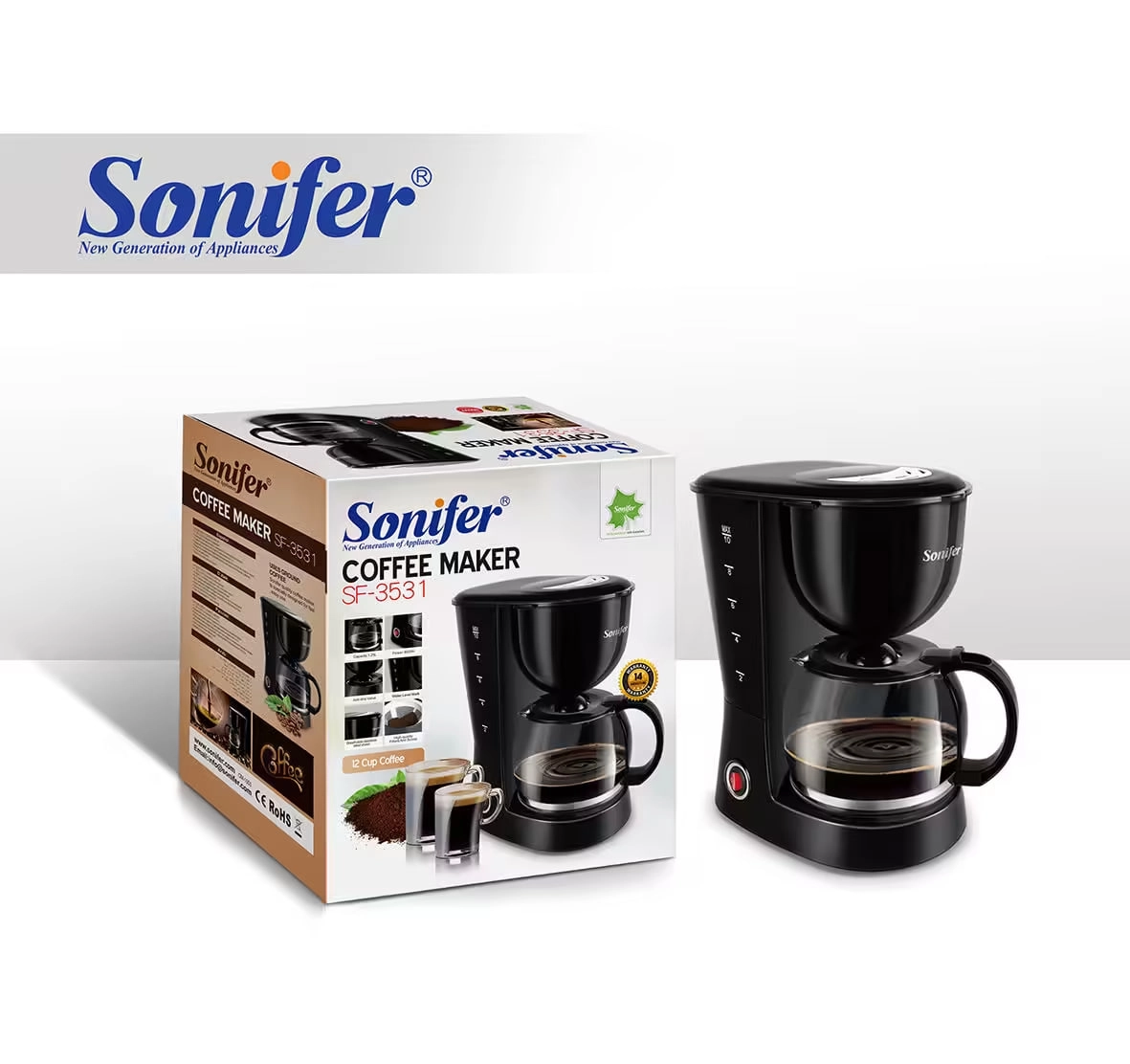 Кофеварка Sonifer SF-3531 недорого