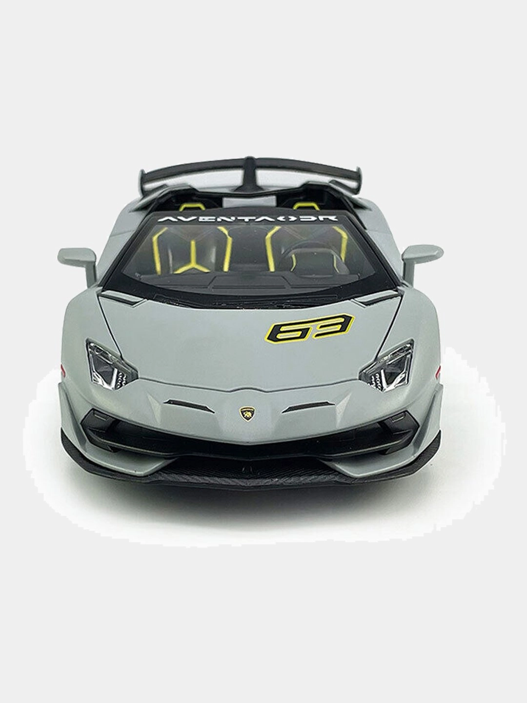 Металлическая коллекционная машинка Lamborghini Aventador SVJ 63 1/24, Grey в Узбекистане