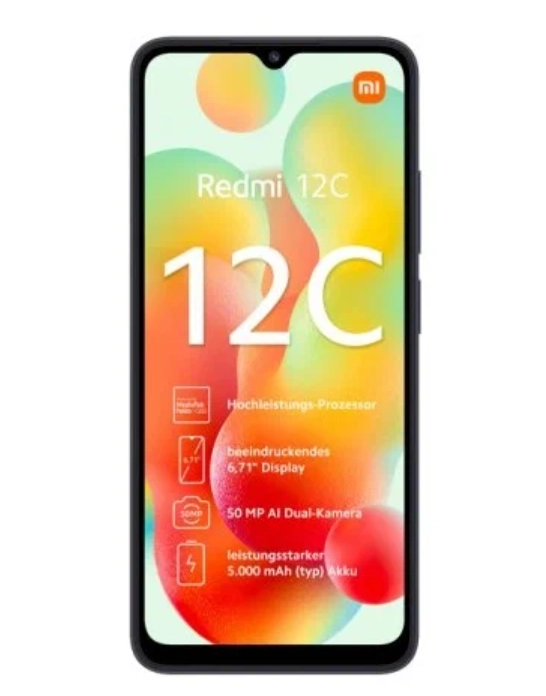 Xiaomi Redmi 12C 3/64GB Kulrang Smartfoni arzon