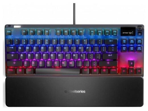 Игровая клавиатура SteelSeries Apex Pro TKL Black USB купить