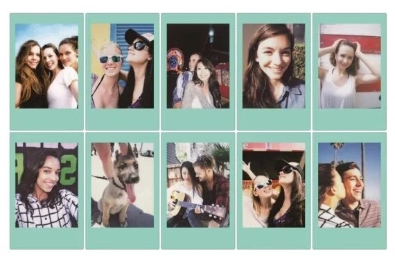 INSTAX MINI Sky Blue (10 dona) kartriji (plyonkasi) arzon