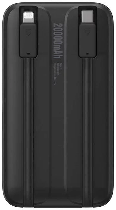 Baseus Comet 10000mAh 22.5W qora tashqi akkumulyatori arzon