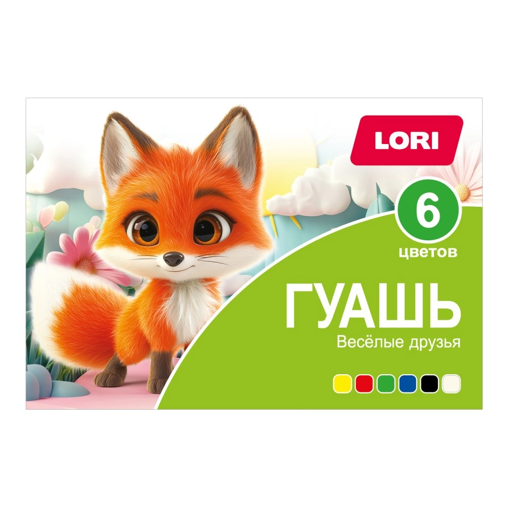 Funny Friends” 6 ta rangli guash bo‘yoqlar, Gf-001 sotib olish