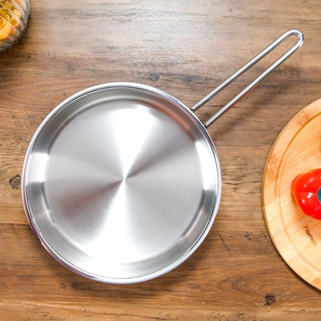 Korkmaz Tombik 24 sm 1.8 l alyuminiy, yopishmaydigan tovasi (A1080) , Silver onlayn