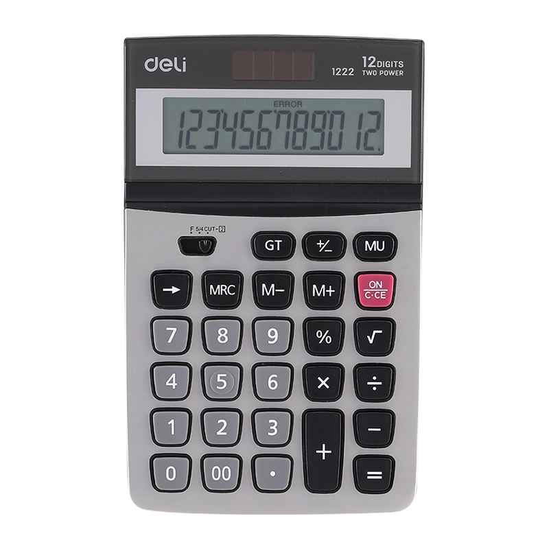 Калькулятор Deli 1222, Silver купить