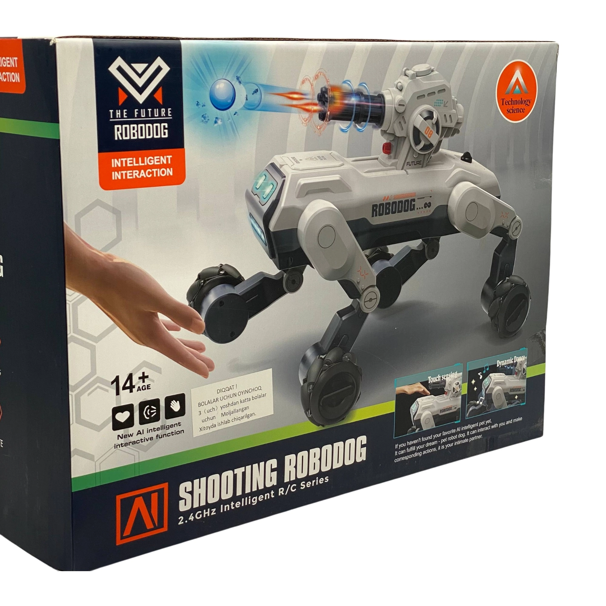 Aqlli robot it Shooting Robodog 2.4 GHz R/Z Series o'yinchog'i O'zbekistonda