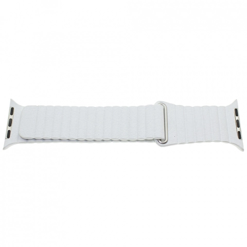 Apple Watch 42/44 mm uchun alkantara magnit tasmasi (Blue,White,Black,Yellow) O'zbekistonda