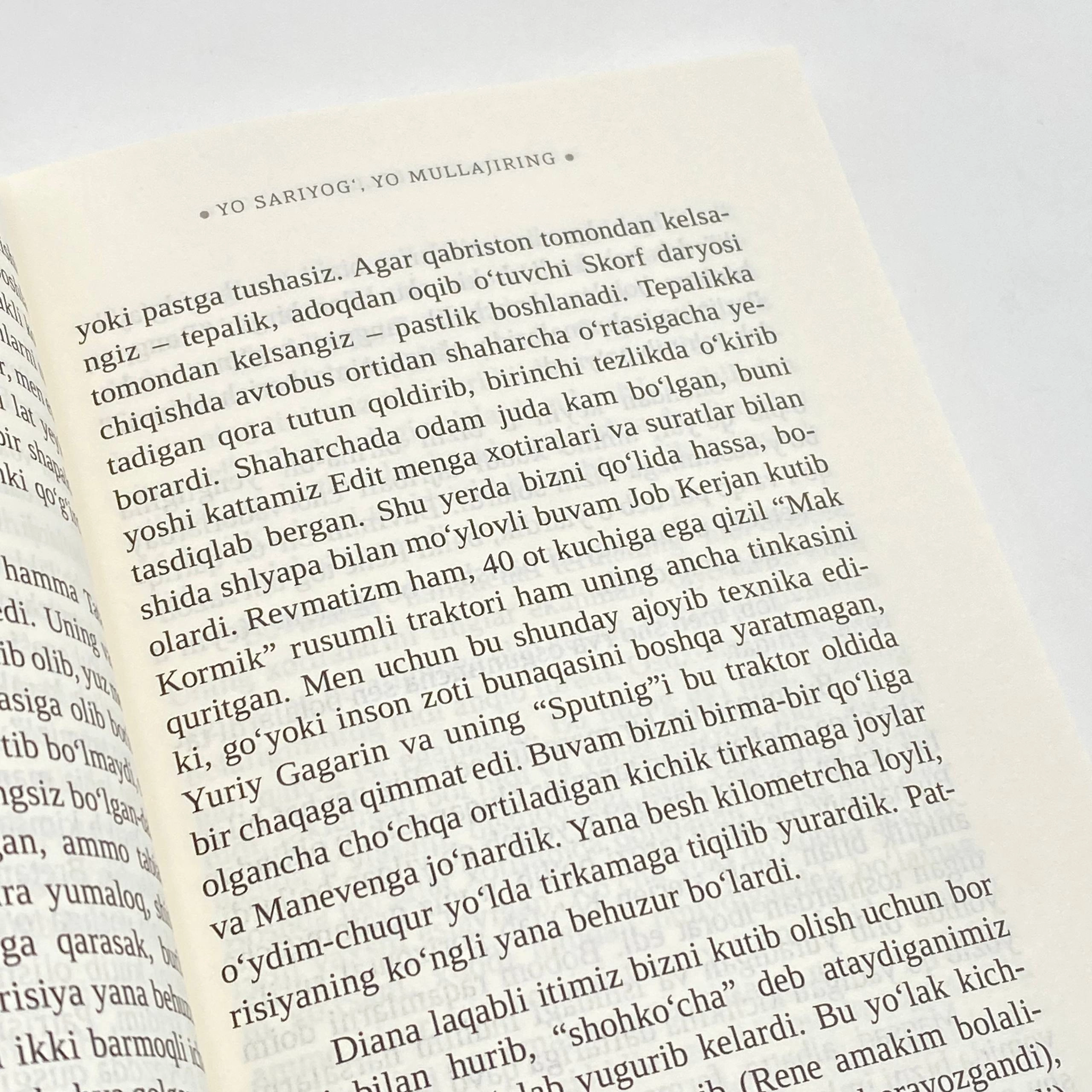 Erve Bellek: Yo sariyog', yo mullajiring onlayn