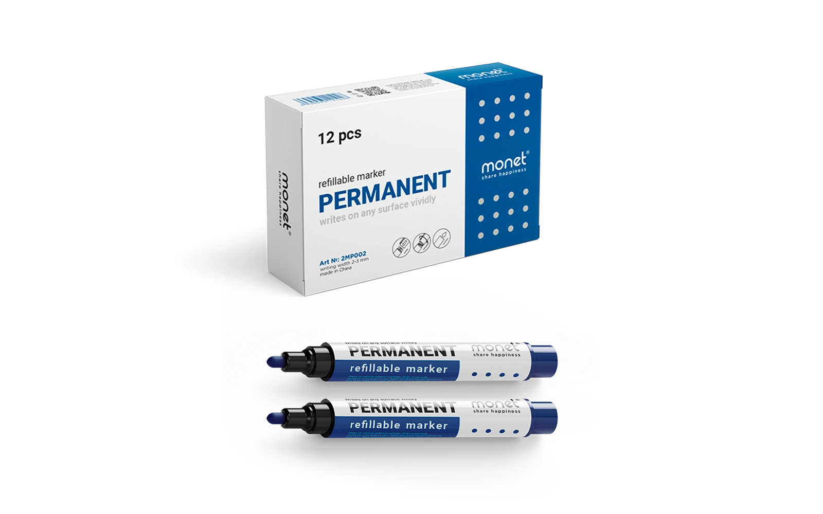 Monet ko'k permanent marker 2MP002 sotib olish