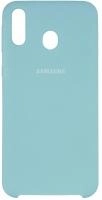 Чехол Silicone cover для Samsung Galaxy A40, голубой купить