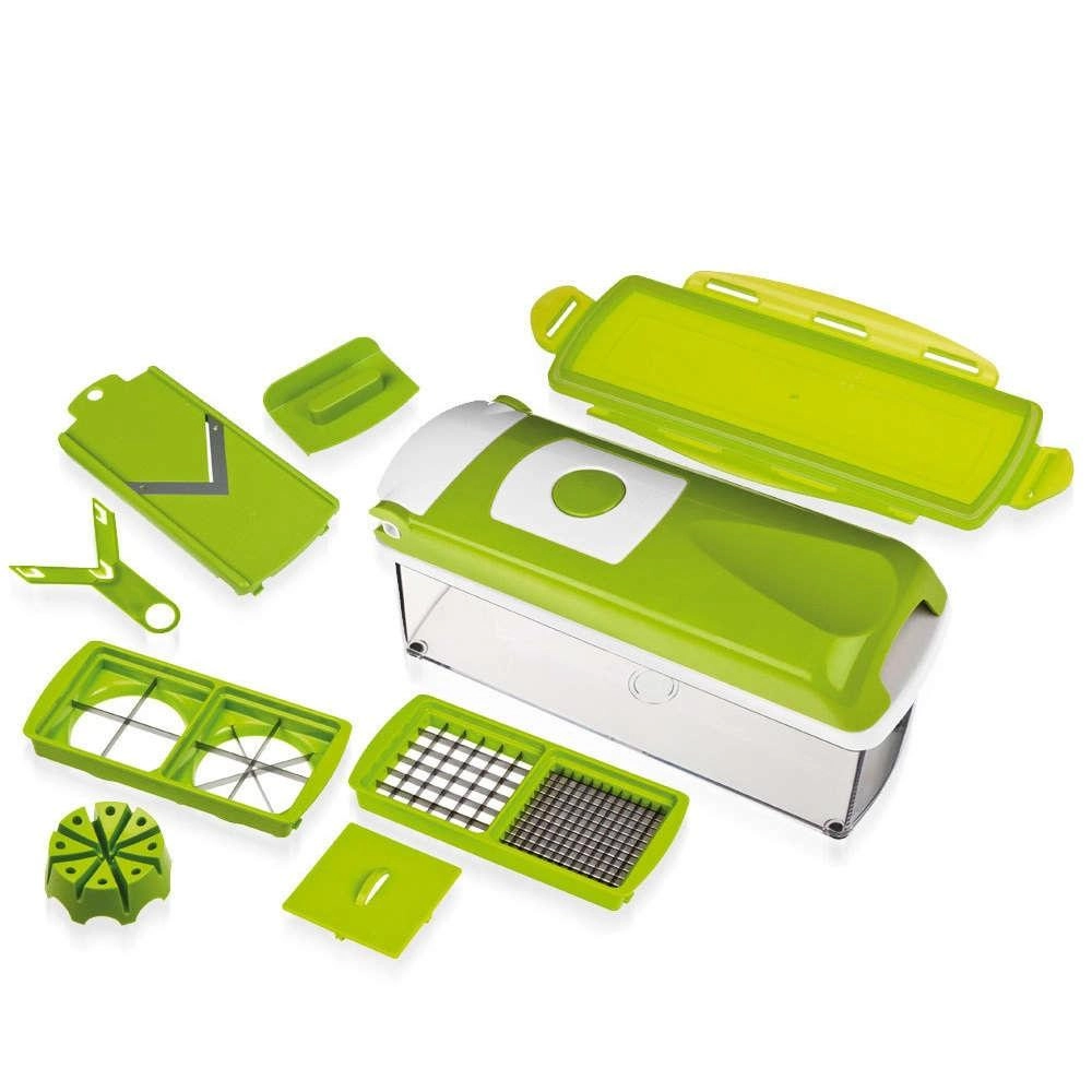 Nicer Dicer Plus – konteynerli, ko‘pfunksiyali qirg‘ich-to‘g‘ragich - rasm №1 Nicer Dicer Plus – konteynerli, ko‘pfunksiyali qirg‘ich-to‘g‘ragich sotib olish