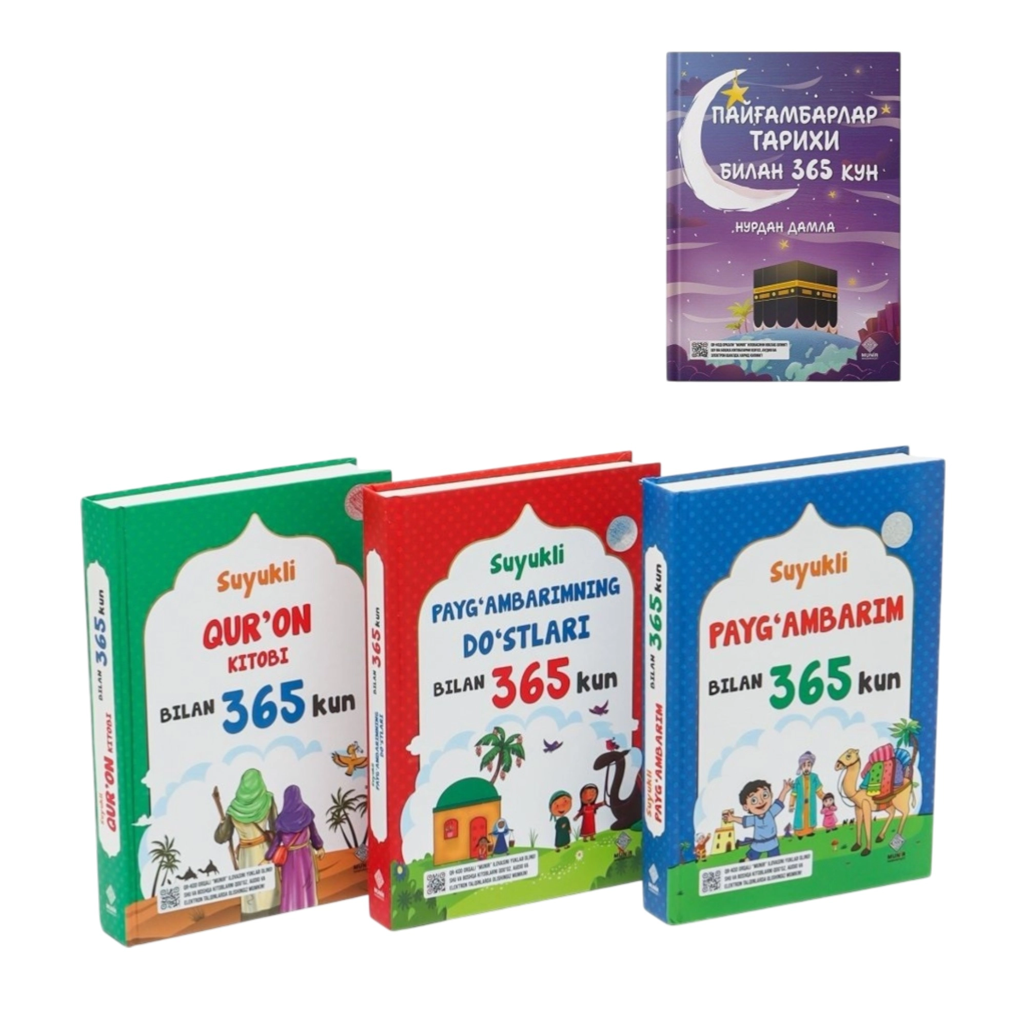 Suyukli Payg'ambarim bilan 365 kun (To'plam 4 kitob) (Lotin) arzon