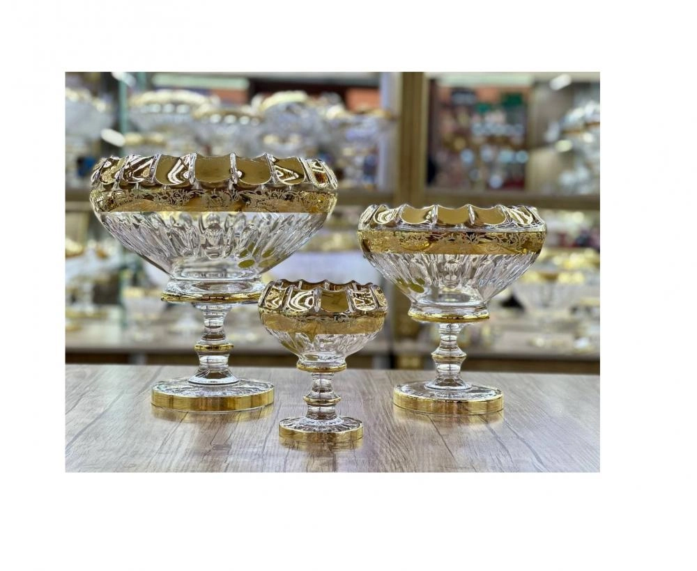 Набор фруктовниц из хрусталя TOMY (12 предметов) с фото