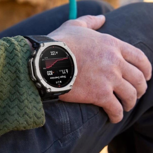 Smart-soat Amazfit T-Rex Ultra 2 , Black Magma xususiyatlar