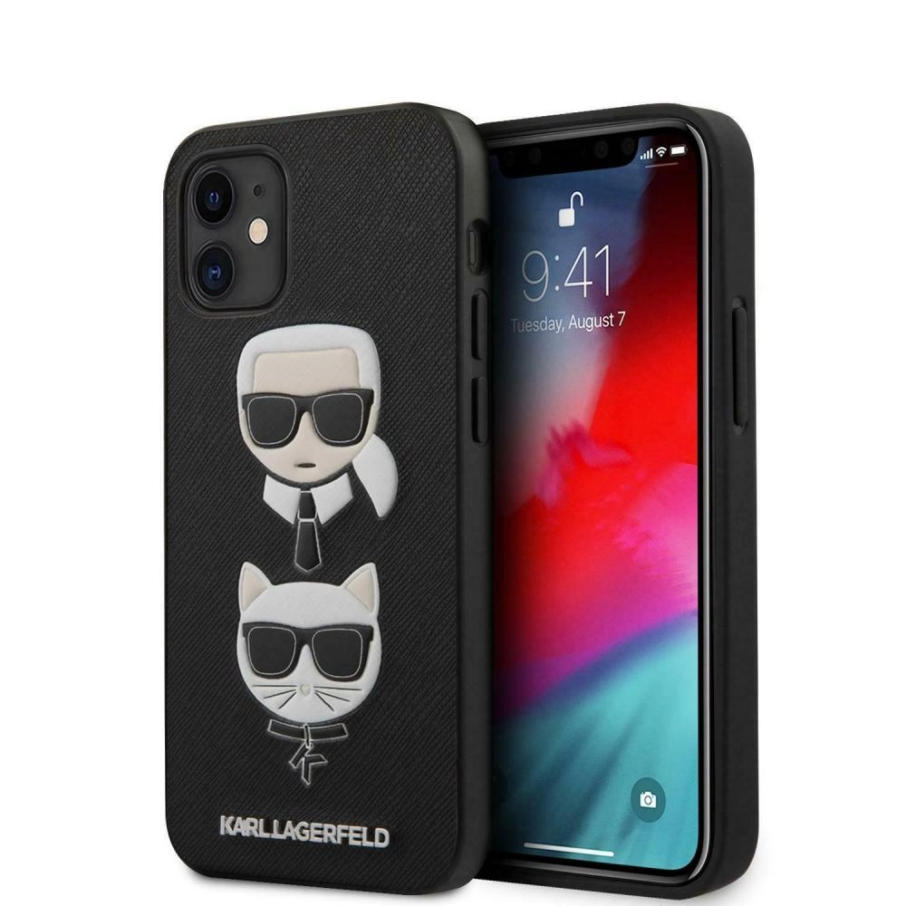 iPhone 12 mini uchun Karl Lagerfeld & choupette charm g‘ilofi sotib olish